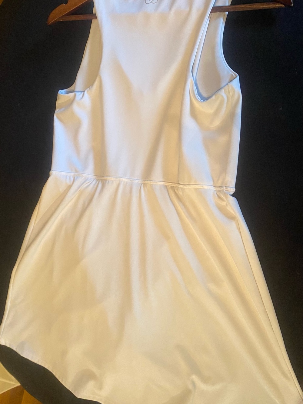 CALIA by Carrie Underwood White Sleeveless V-Neck Athletic Dress - Picture 3 of 14